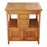 Meuble de métier console en bois vintage