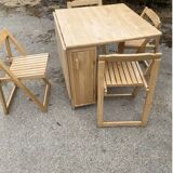 Vintage IKEA wooden table and chairs