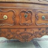 Old Provencal walnut chest of drawers