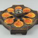 1960s/1970s Ceramic Wall Sconce, Mid-Century Space Age Design