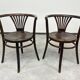 Set of 4 dining chairs by Thonet Debrecen