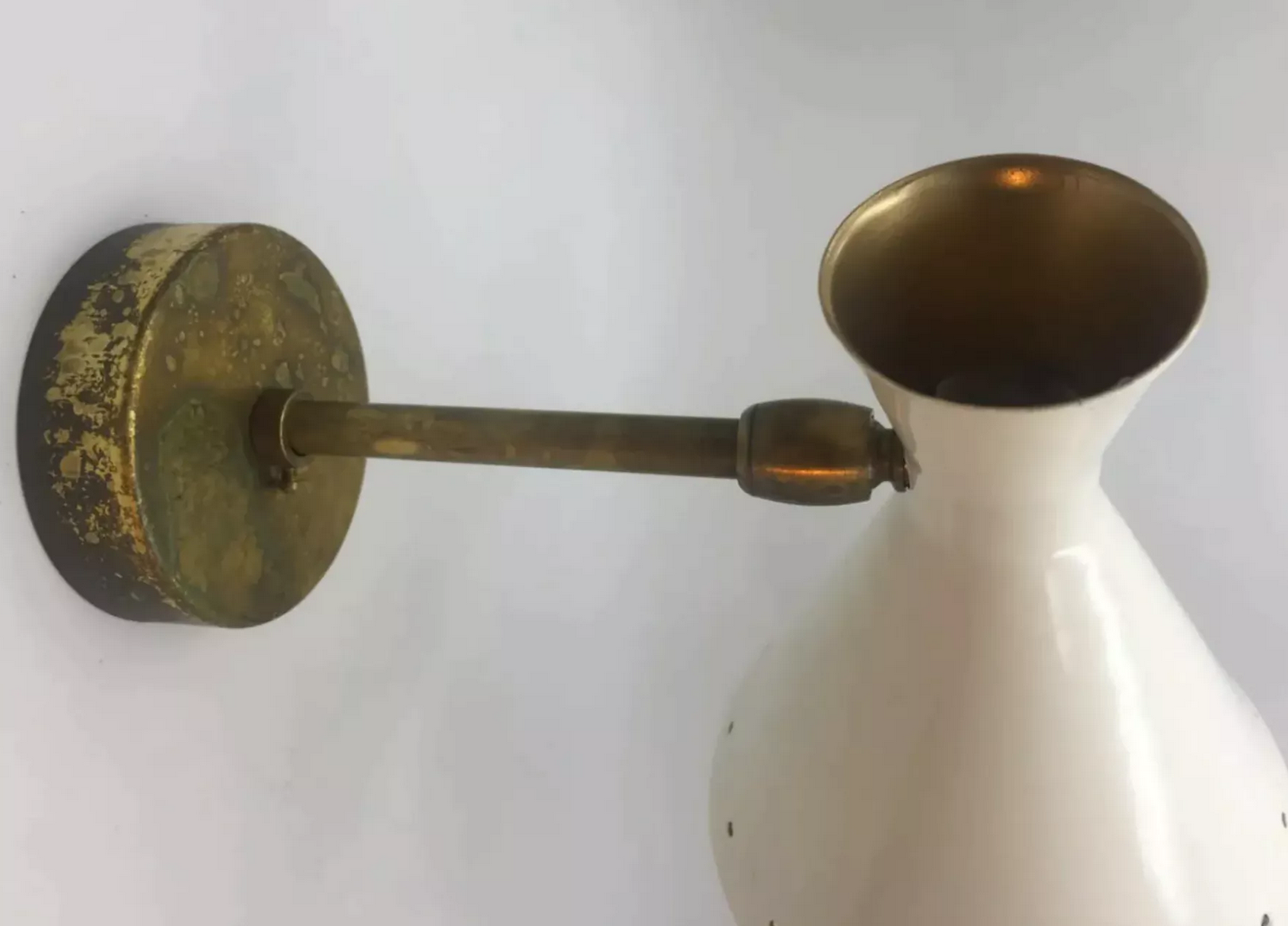 Wall lamp White Inner Cocotte Gold