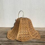 Suspension in canework and woven wicker