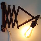 Accordion wall lamp luminaire