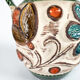 Vase Bay Keramik - modèle 95-25 - W-Allemagne - décor fleurs - 1970's