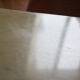 Coffee table in marble and gilded metal 70s