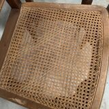 10 chaises Art Déco en noyer massif, XXème siècle