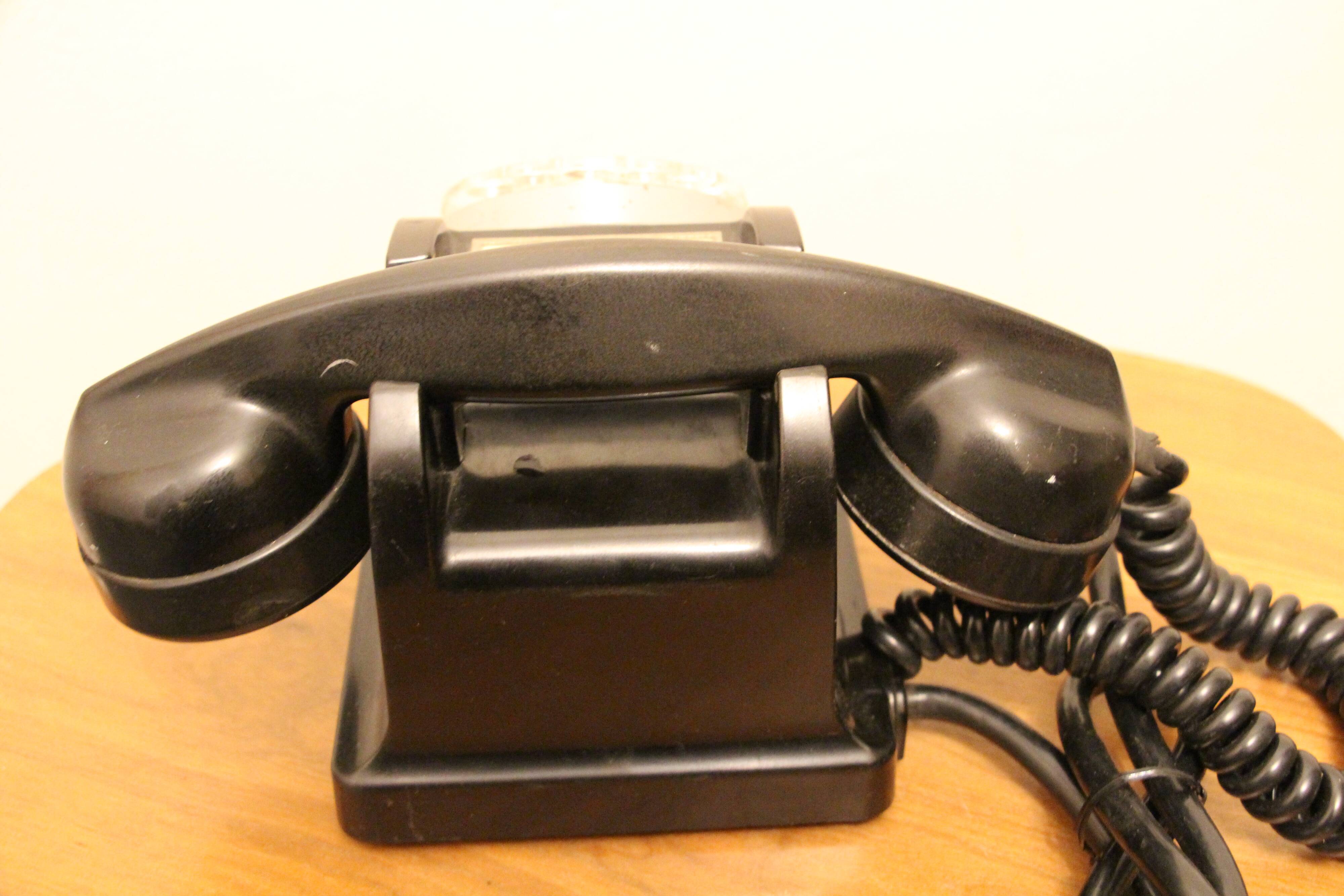 Ericsson phone in black bakelite