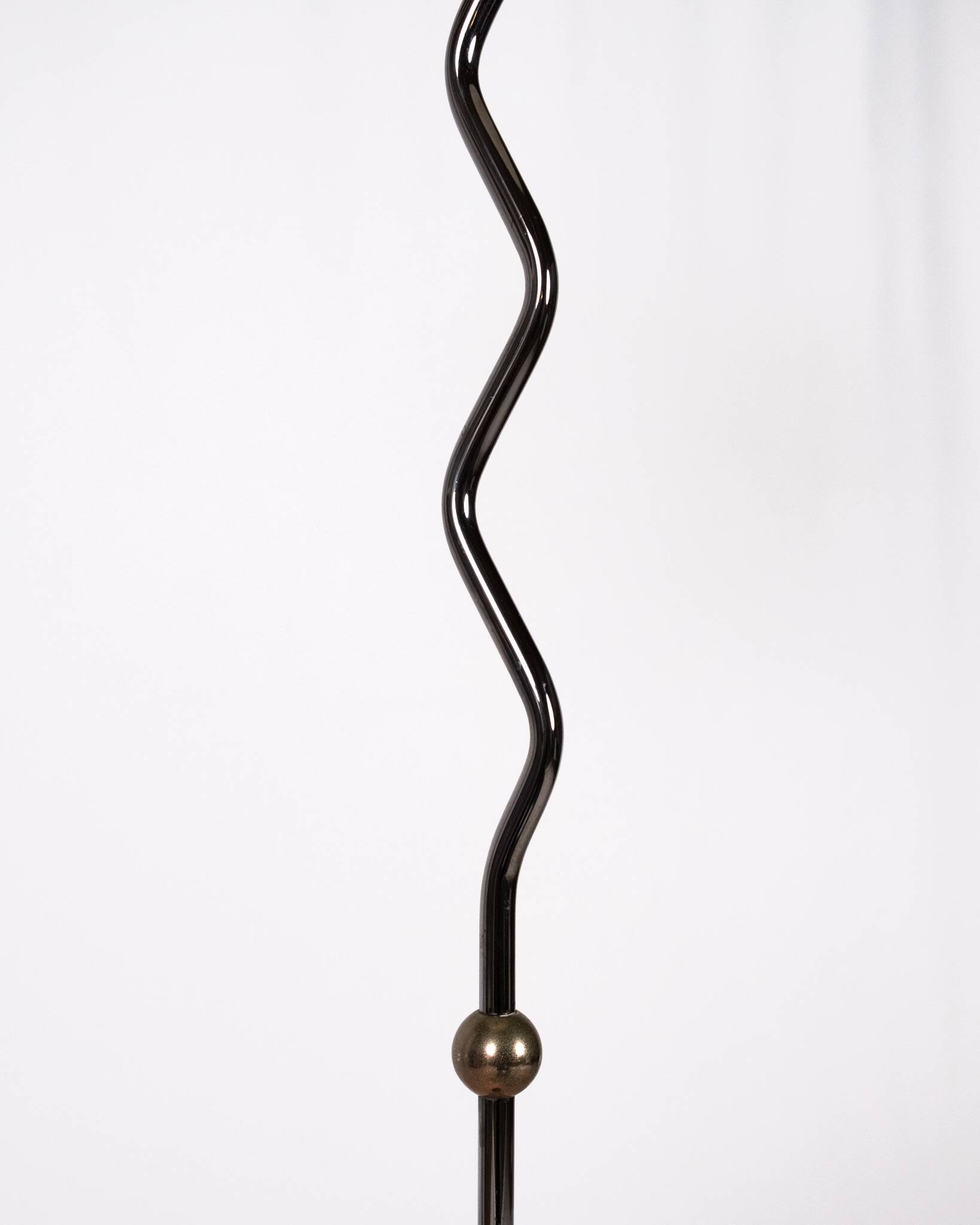 Memphis style zigzag floor lamp, 1980s