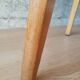 Beech chair compass feet 50s- 60s vinyl - vintage
