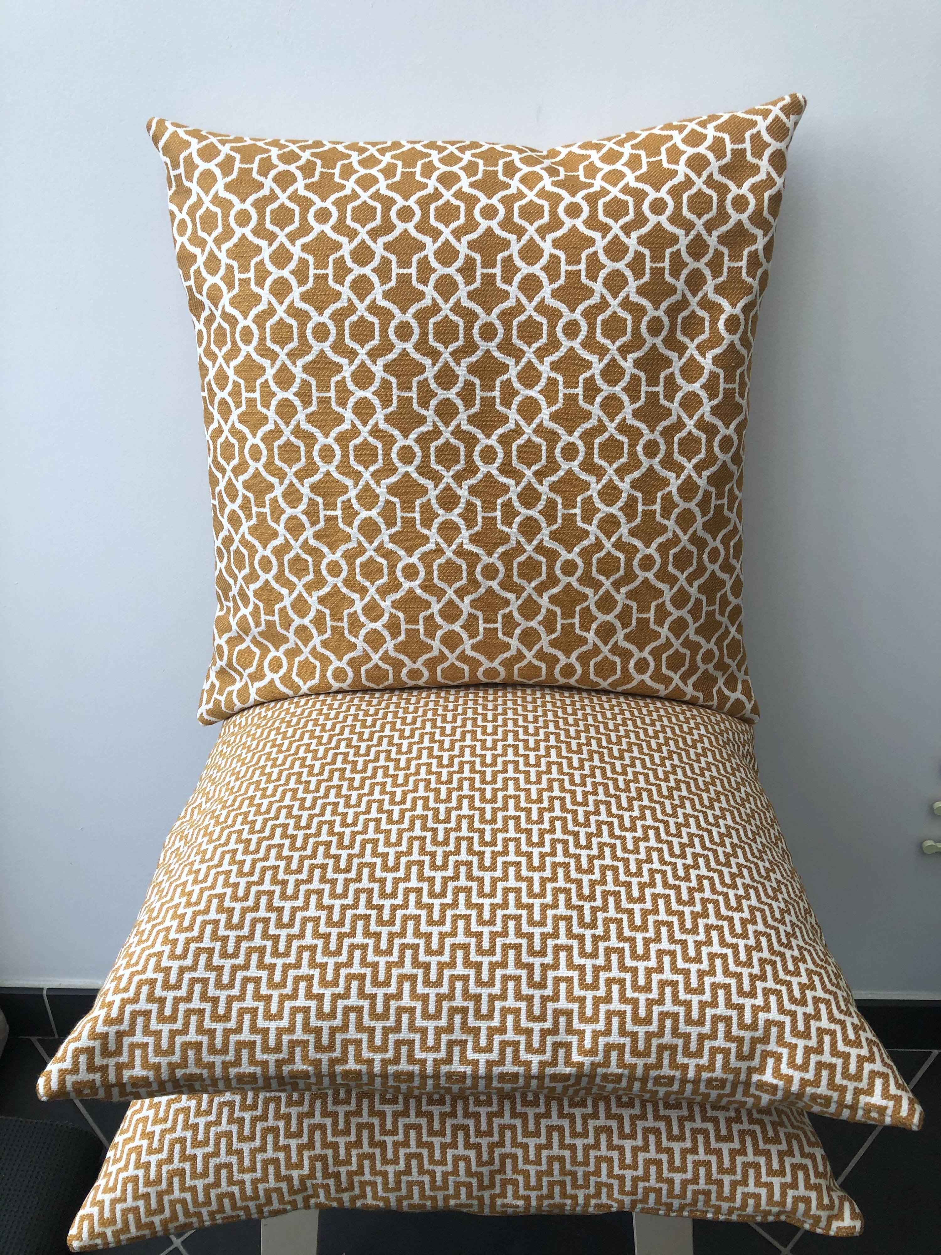 Ochre cushion