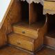 Large antique English oak secretaire from the 18th century