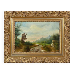 Huile sur toile « Le