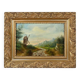 Huile sur Toile « Le Moulin » de N. Okolowicz – Début XXe