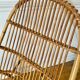 Old rattan armchair