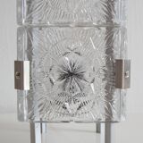 Vintage Glass  Table Lamp by Josef Hejtman for Kamenicky Senov,Czechoslovakia,1960's.