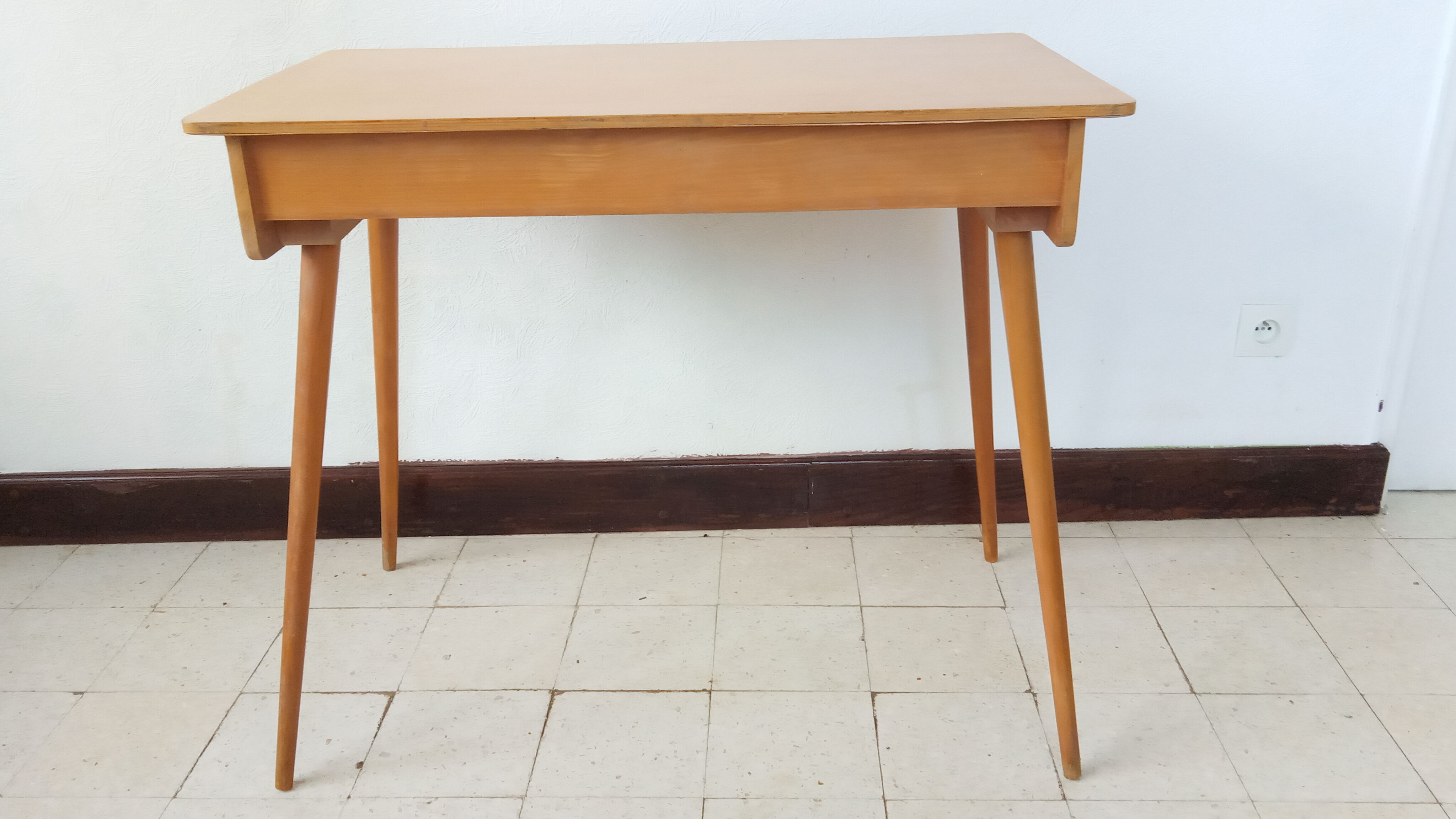 Bureau vintage pieds compas