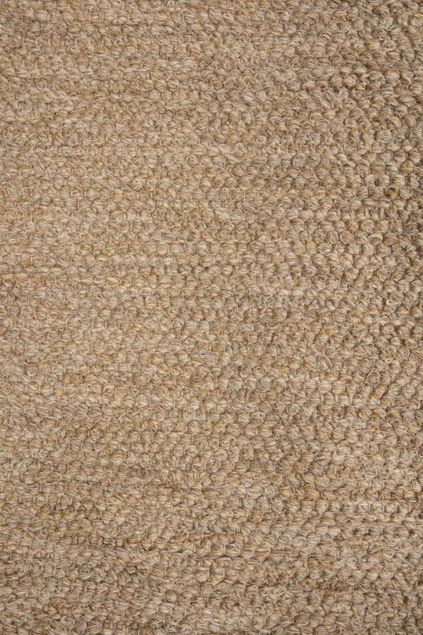 Tapis en coton recycle beige 140 x 70 cm