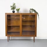 Danish Teak Cabinet with Glass Doors by Carlo Jensen for Hundevad & Co, 196