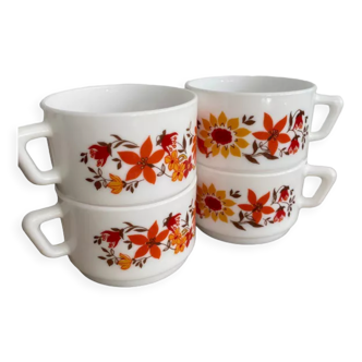 4 cups Arcopal flora series