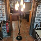 Lampadaire vintage des années 60 , 5 lumières