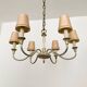 Brass Chandelier by Vereinigte Werkstätten München