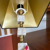 Marble and brass lamp 1960