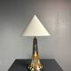 Dutch ceramic art nouveau Plazuid Gouda Pottery table lamp, 1920s