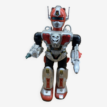 Robot Zadak rouge et argenté