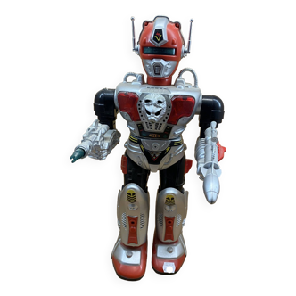Red and silver Zadak robot