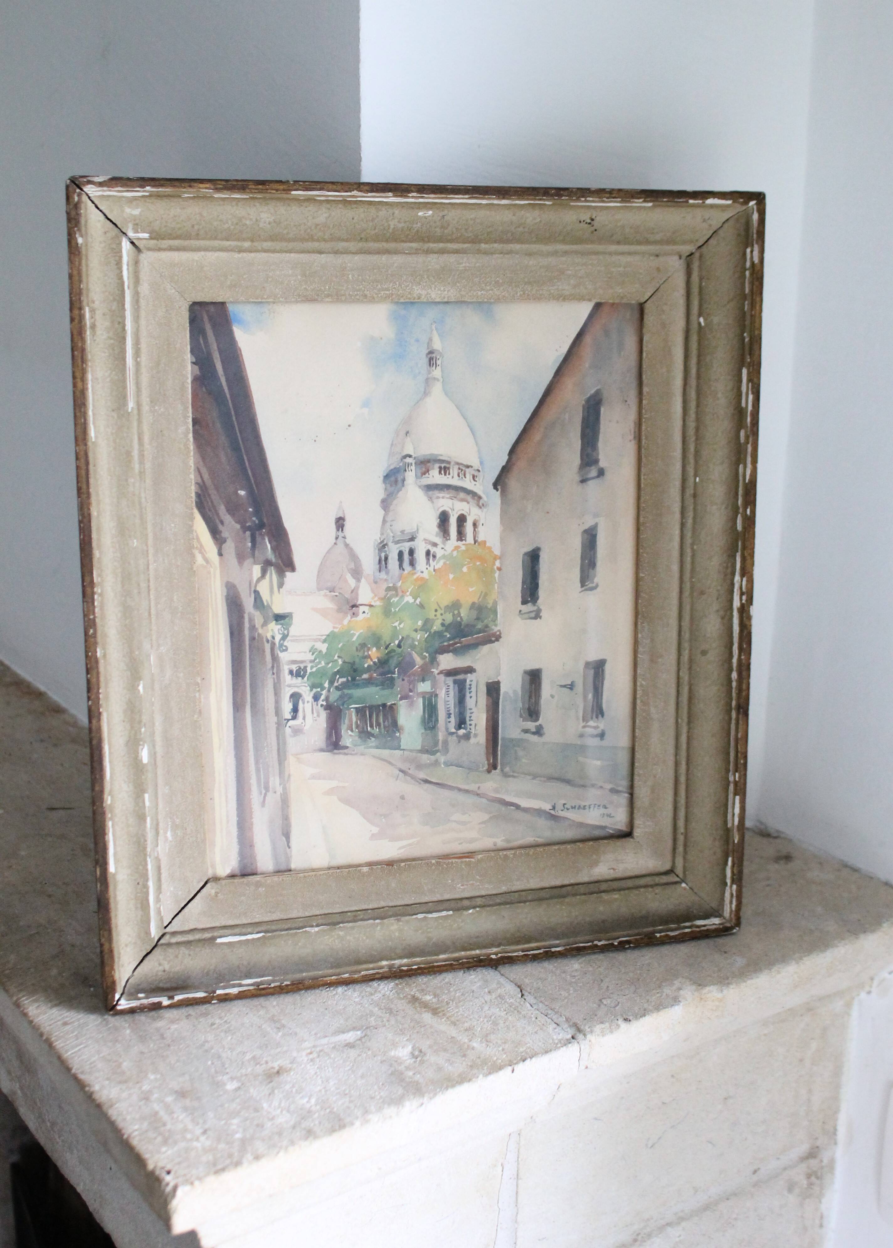 Henri Alexis Schaeffer (1900-1975) “Basilica of the Sacred Heart in Montmartre”