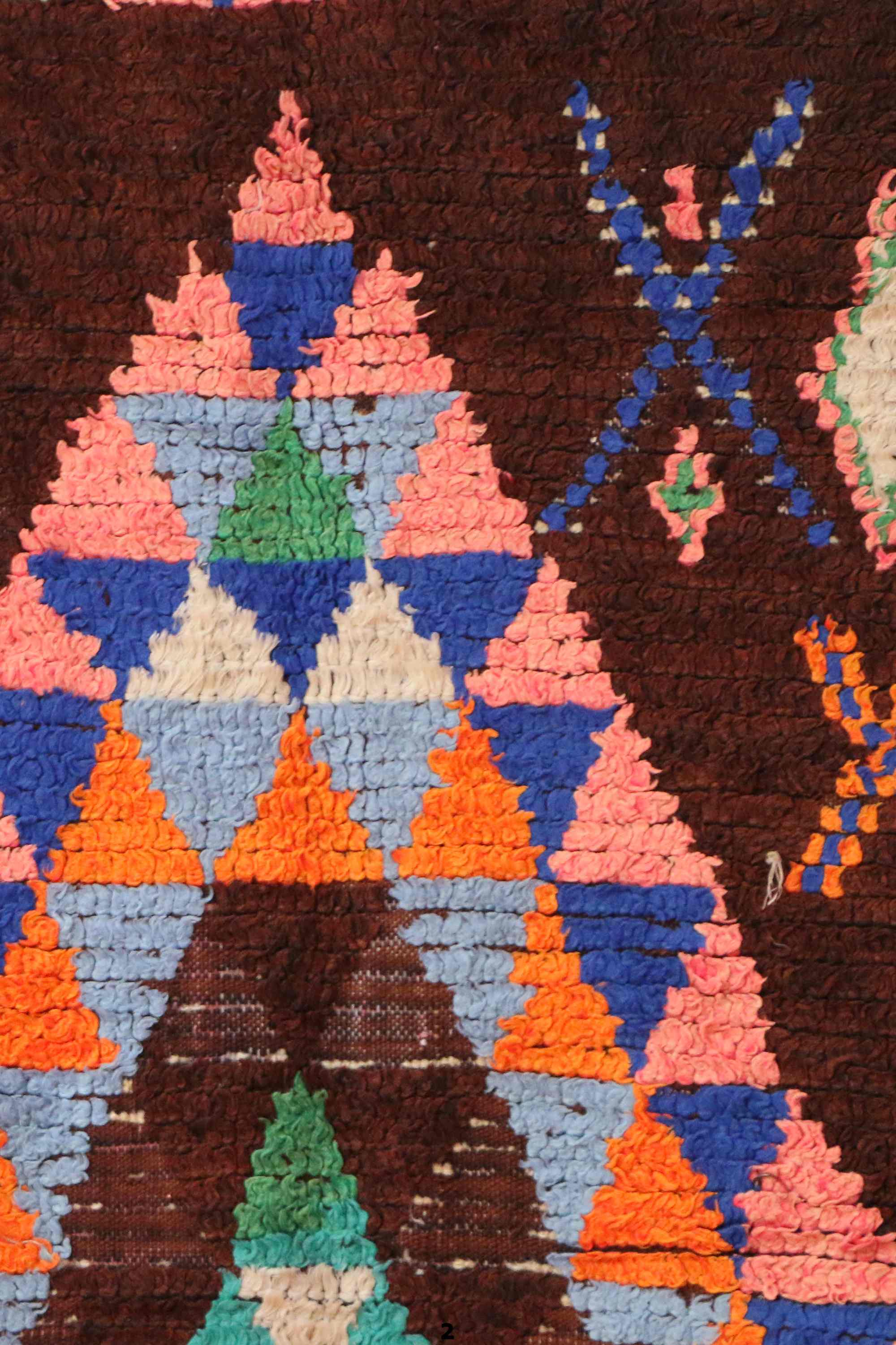 Old berber carpet - 123 x 290 cm