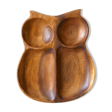 Teak shaped serving dish, early 1970