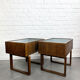 Pair of Scandinavian Planters Made of Exotic Wood, Kai Kristiansen, Salin Mobler, Denmark, 1960
