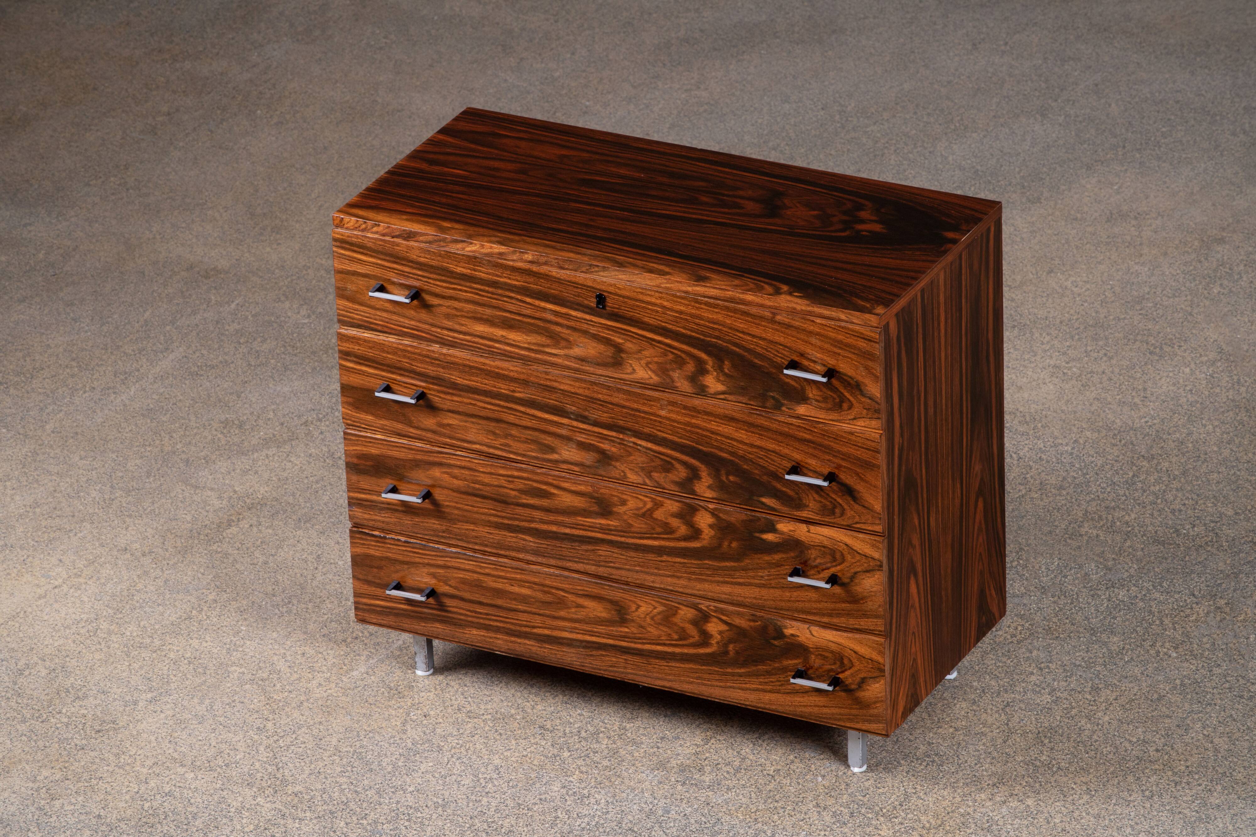 Scandinavian rosewood chest of drawers - 1960