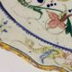 Ancient oval plate in majolica, Italy, late 19th century.