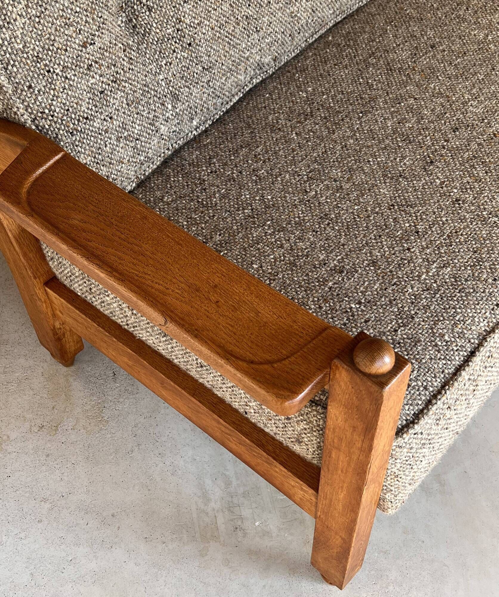 Corner bench by Guillerme and Chambron for Your House, France 60s