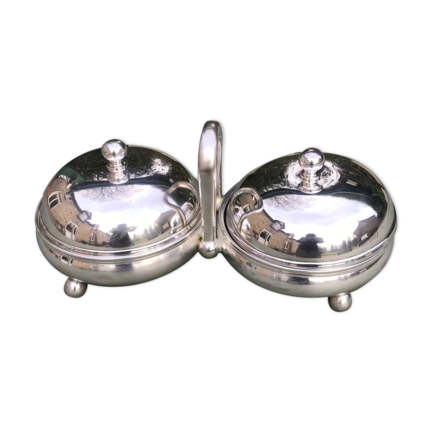 Vegetable Two Vegetables Silver Metal