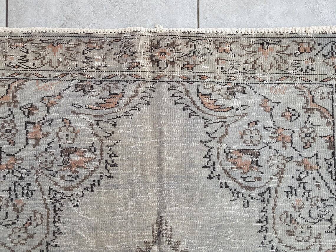 Vintage Turkish Grey Rug sku420
