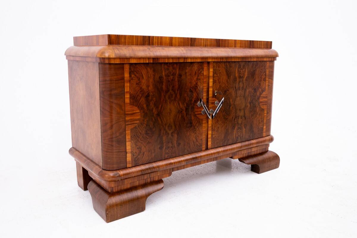 Art Deco chest of drawers, Poland, 1940s.