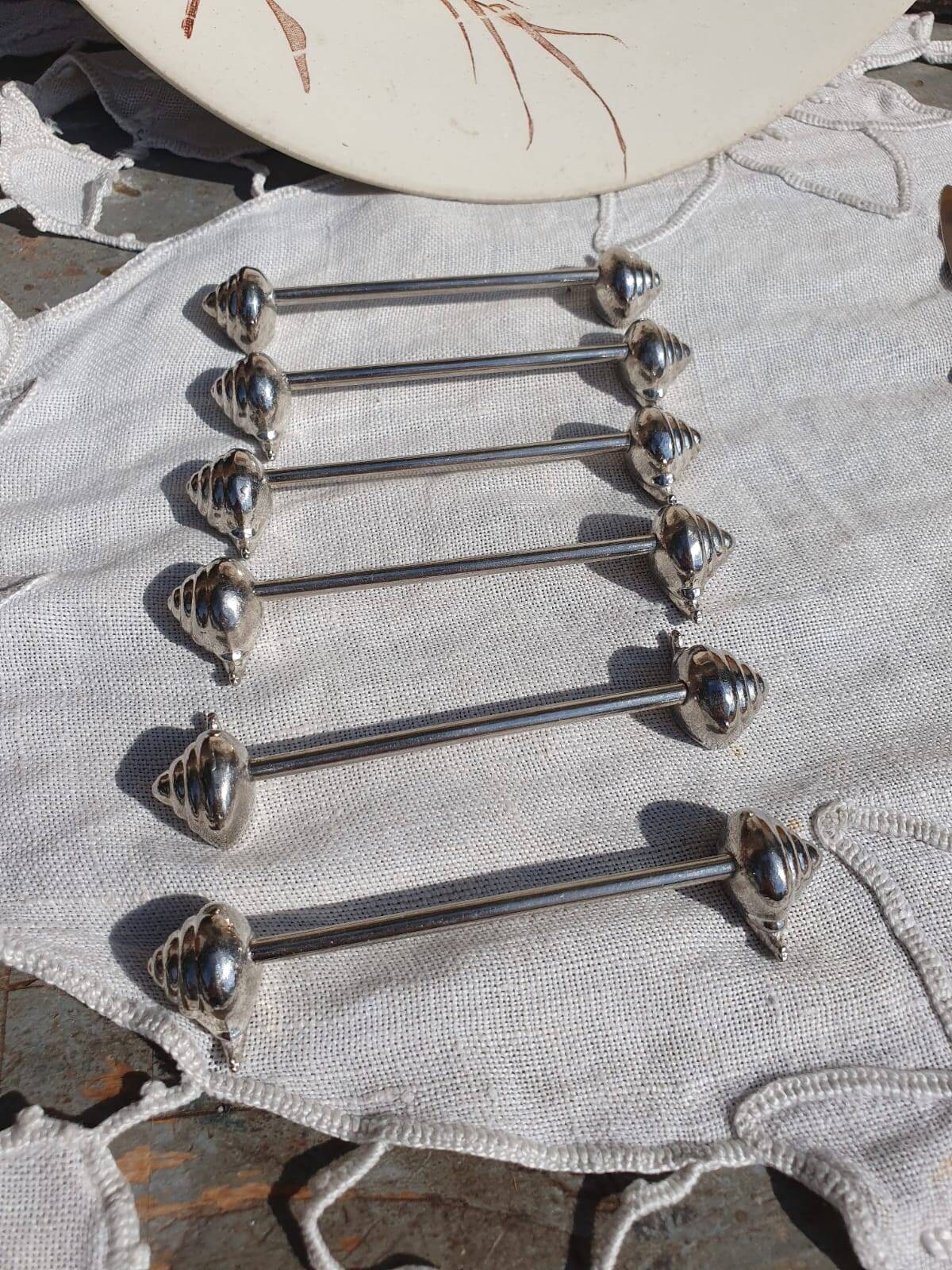 expensive silver metal snail door