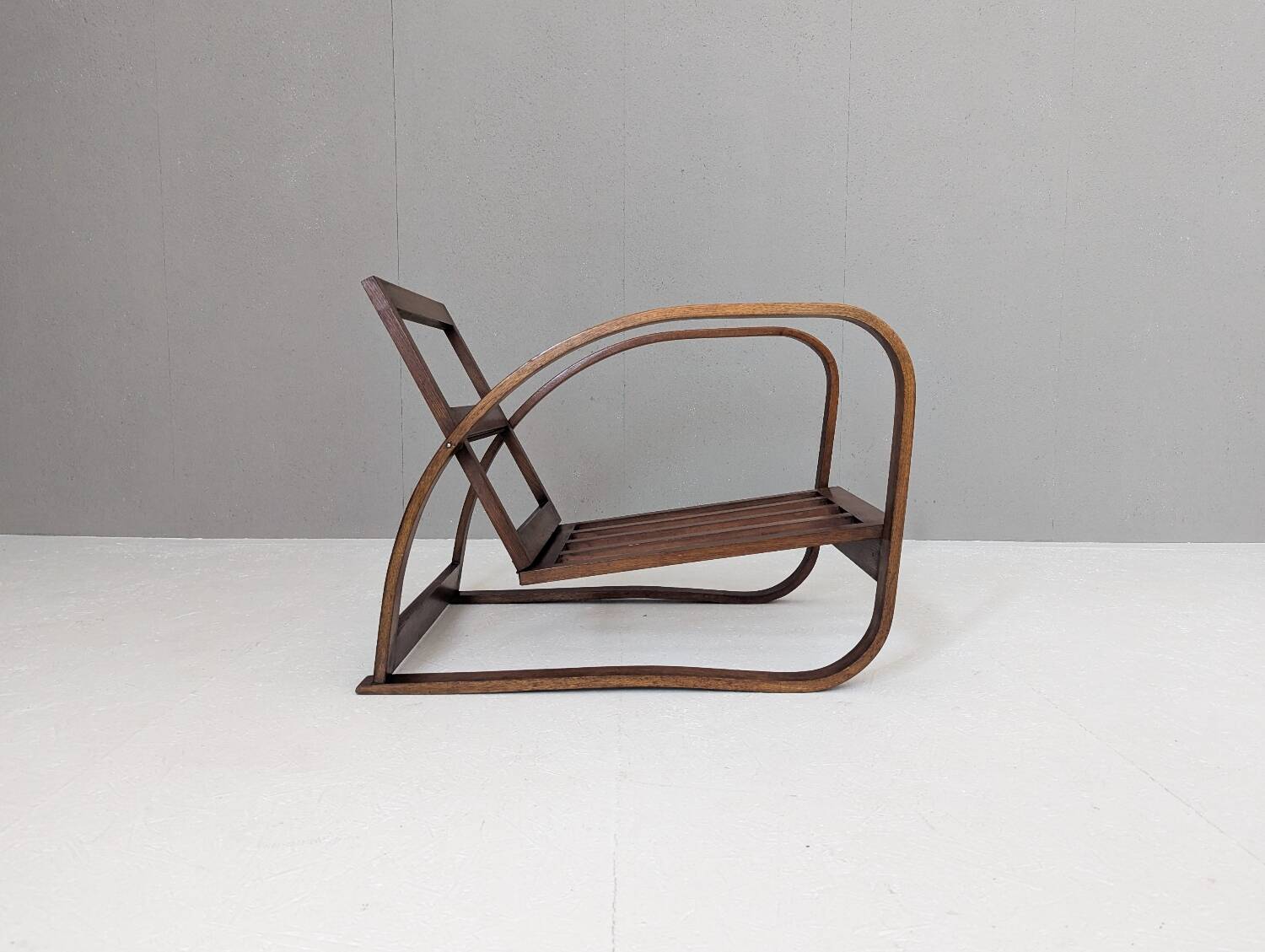 Adjustable H 70 Lounge Chair by Jindřich Halabala for UP Závody, 1930s