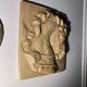 Tête de cheval de profil en bas relief, moulage du Louvre