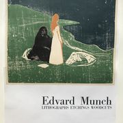 Exhibition poster Edvard Munch, Los Angeles County Museum of Art, 1969
