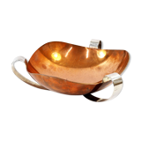Mid-Century Copper & Silver Decorative Centerpiece