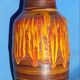 Large glazed ceramic vase Vintage Saint Clement 60s/70s