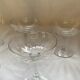 Champagne glasses - semi crystal