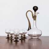 Smoked crystal liquor service