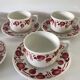 Coffee set vintage faience St Amand, France