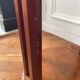 Pair of Art Deco bedside tables made of cedar magnifying glass